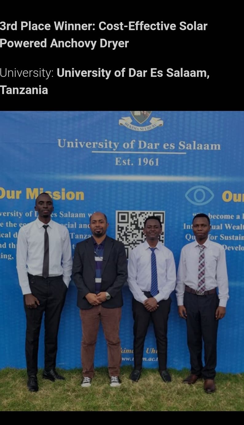 Akoliam team receiving 3rd place at the DELL Technologies competition, 2024
